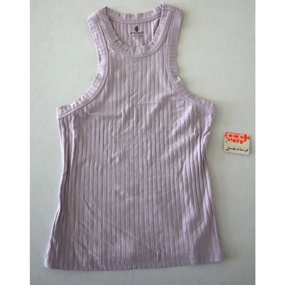FP Movement By Free People Women's Sz XS Dew Berry Ribbed Blissed Out Tank Top - Picture 1 of 6
